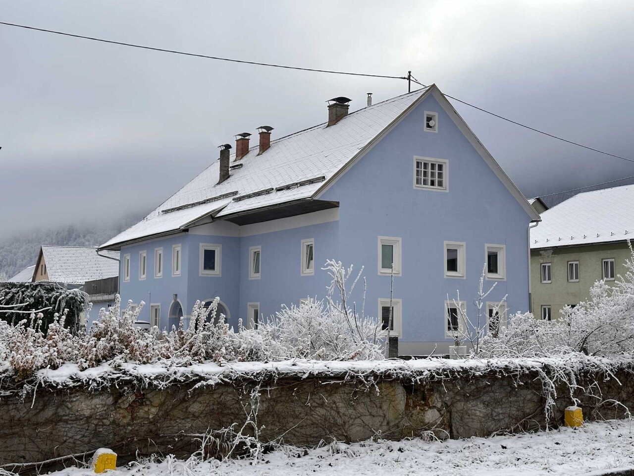 Landhaus Vorderberg winter vooraanzicht2